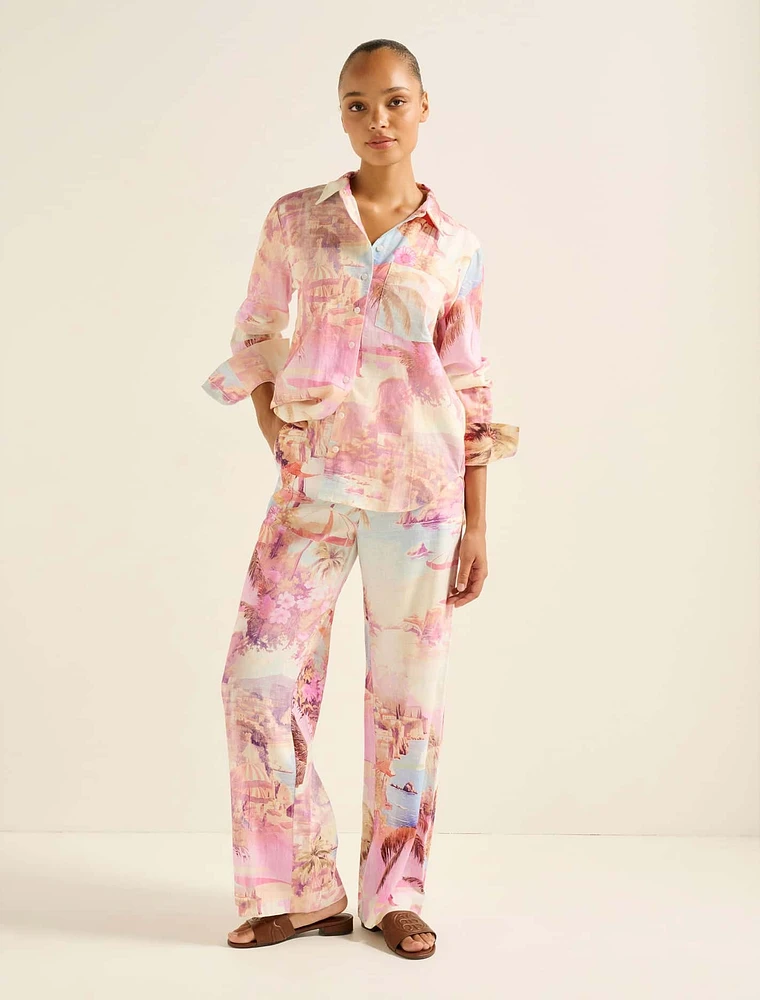 Lydia Oversized Linen Shirt