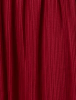 Lila Crinkle Maxi Dress