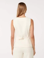 Toni High Neck Waistcoat