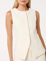 Toni High Neck Waistcoat
