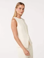 Toni High Neck Waistcoat
