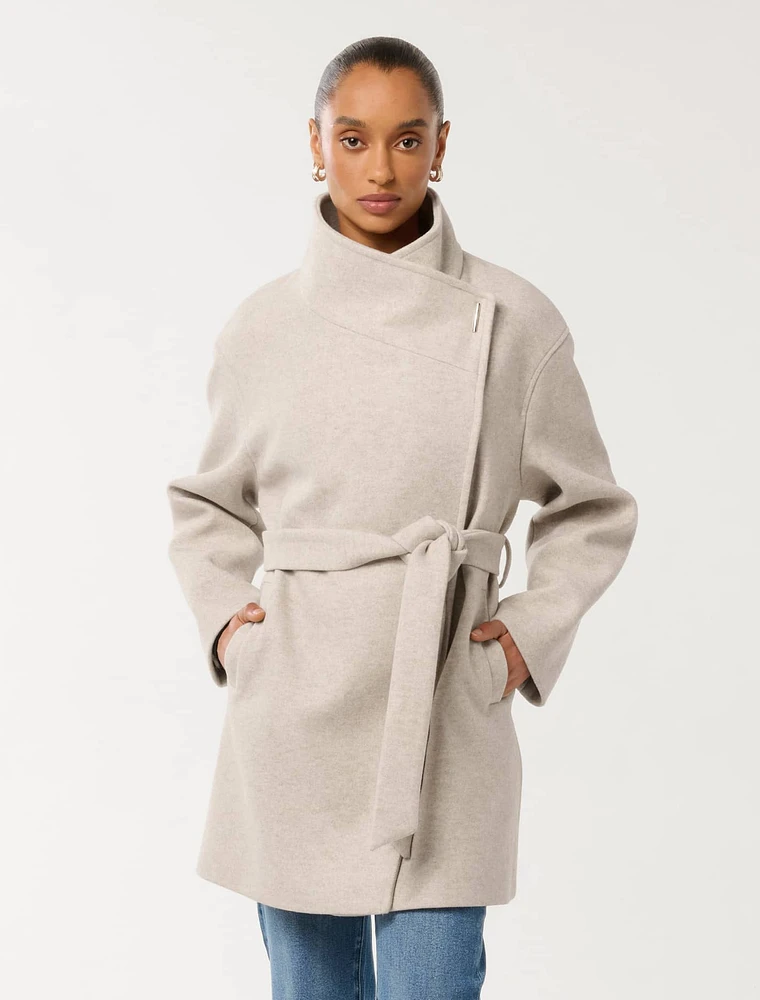 Lola Petite Wrap Coat