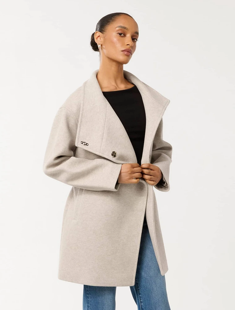 Lola Petite Wrap Coat