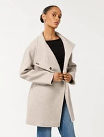 Lola Petite Wrap Coat