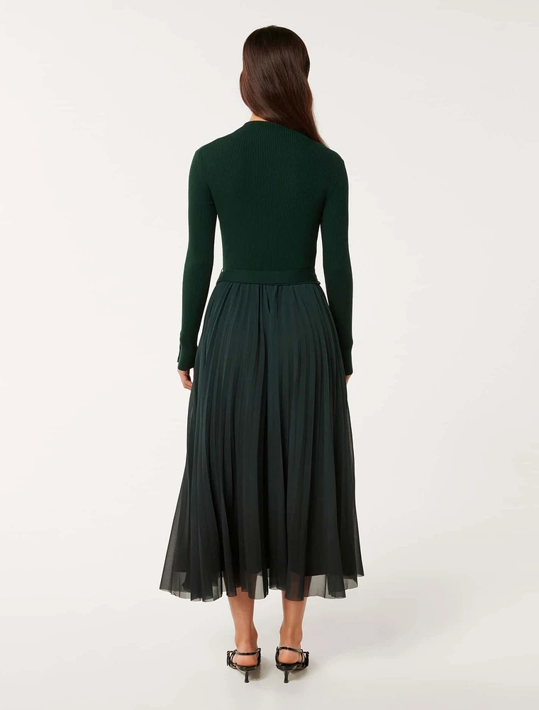 Kaylie Pleated Dress