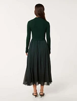 Kaylie Pleated Dress