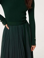 Kaylie Pleated Dress