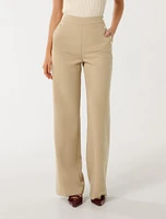 Kehlani Button Wide Leg Pant