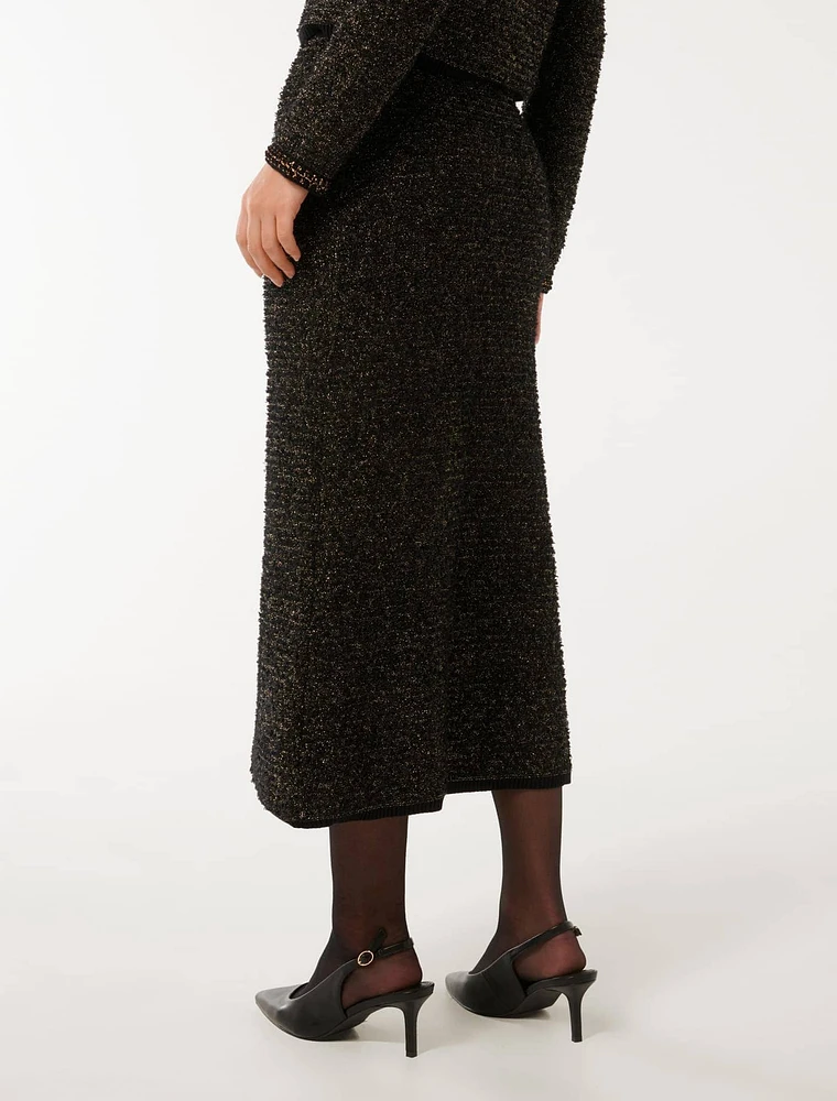 Anais Tweed Co-ord Midi Skirt