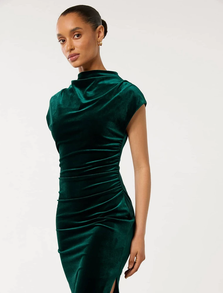 Sammy Petite Velvet Bodycon Dress