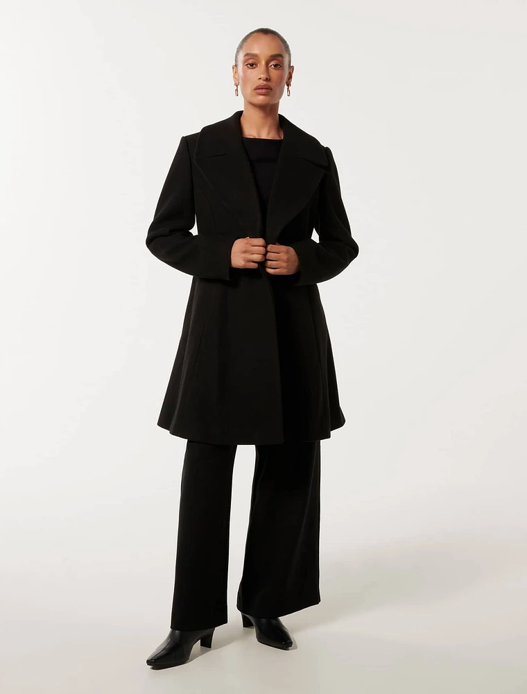 Esther Petite Fit and Flare Coat