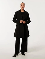 Esther Petite Fit and Flare Coat