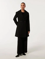 Esther Petite Fit and Flare Coat