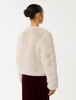 Lana Petite Faux-Fur Coat