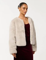 Lana Petite Faux-Fur Coat