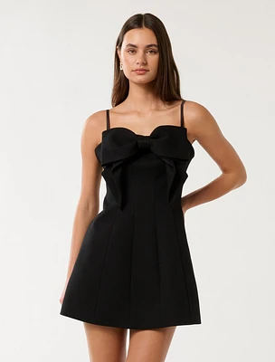 Hayley Bow Front Mini Dress