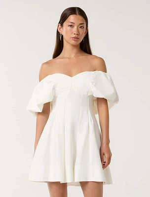 Aminah Off Shoulder Mini Dress