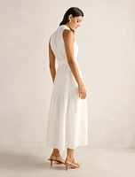 Lindsey Linen Tennis Dress