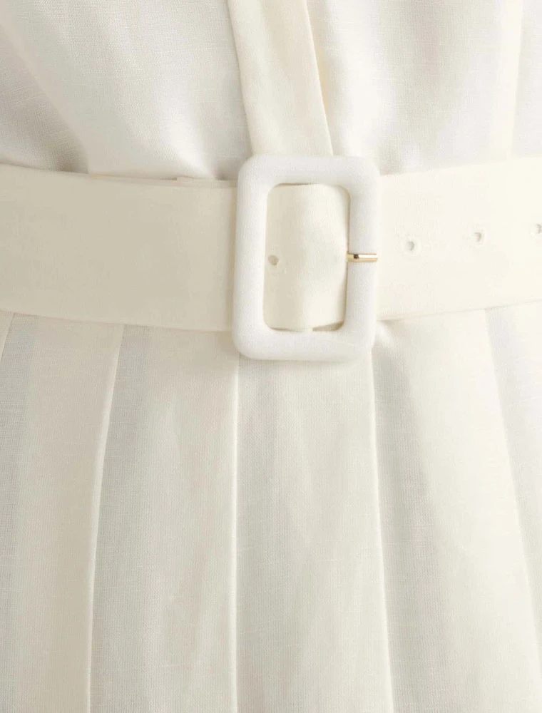 Lindsey Linen Tennis Dress