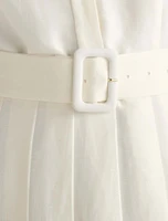 Lindsey Linen Tennis Dress