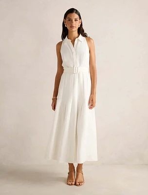 Lindsey Linen Tennis Dress