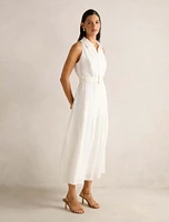 Lindsey Linen Tennis Dress