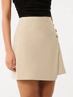 Lettie Wrap Mini Skirt