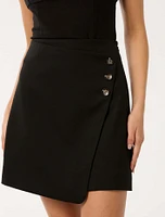 Lettie Wrap Mini Skirt