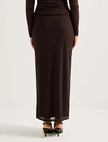 Mia Mesh Maxi Skirt