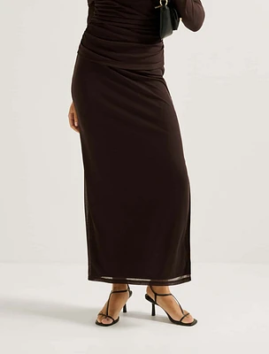 Mia Mesh Maxi Skirt