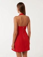 Kendall Halter Mini Dress