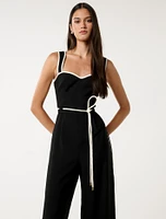 Rosalind Tipped Jumpsuit
