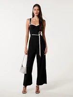 Rosalind Tipped Jumpsuit