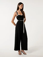 Rosalind Tipped Jumpsuit