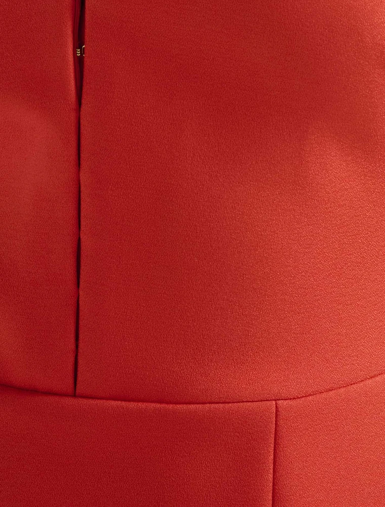 Ricki Halter Hook and Eye Mini Dress