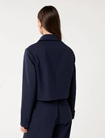 Tanya Cropped Top Collar Jacket