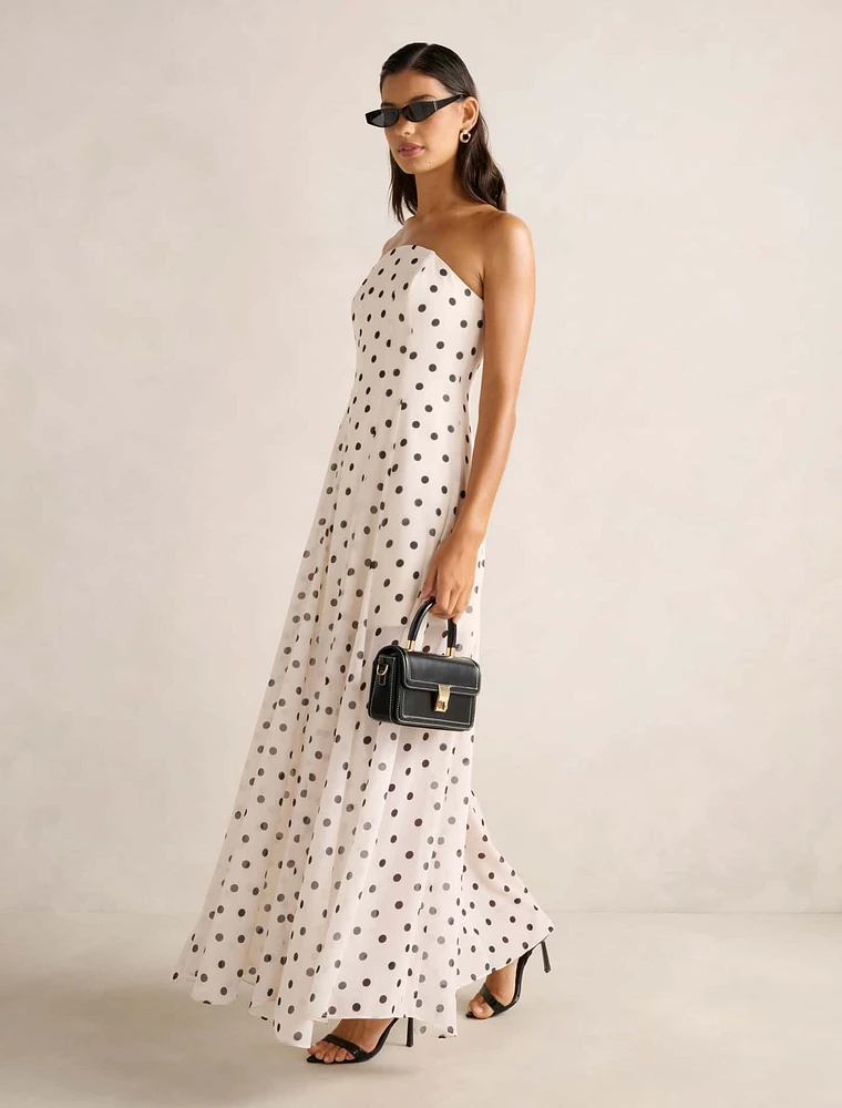 Kimora Strapless Midi Dress