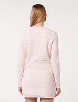 Louise Boucle Knit Cardigan