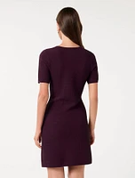 Leena Trim Detail Mini Dress