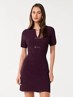 Leena Trim Detail Mini Dress