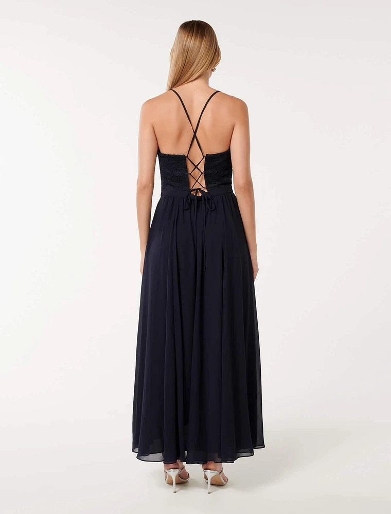 Robin Lace Corset Prom Dress