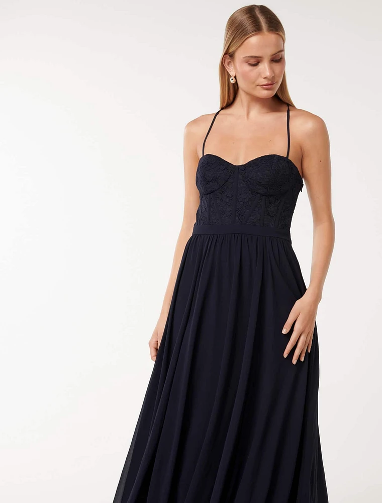 Robin Lace Corset Prom Dress