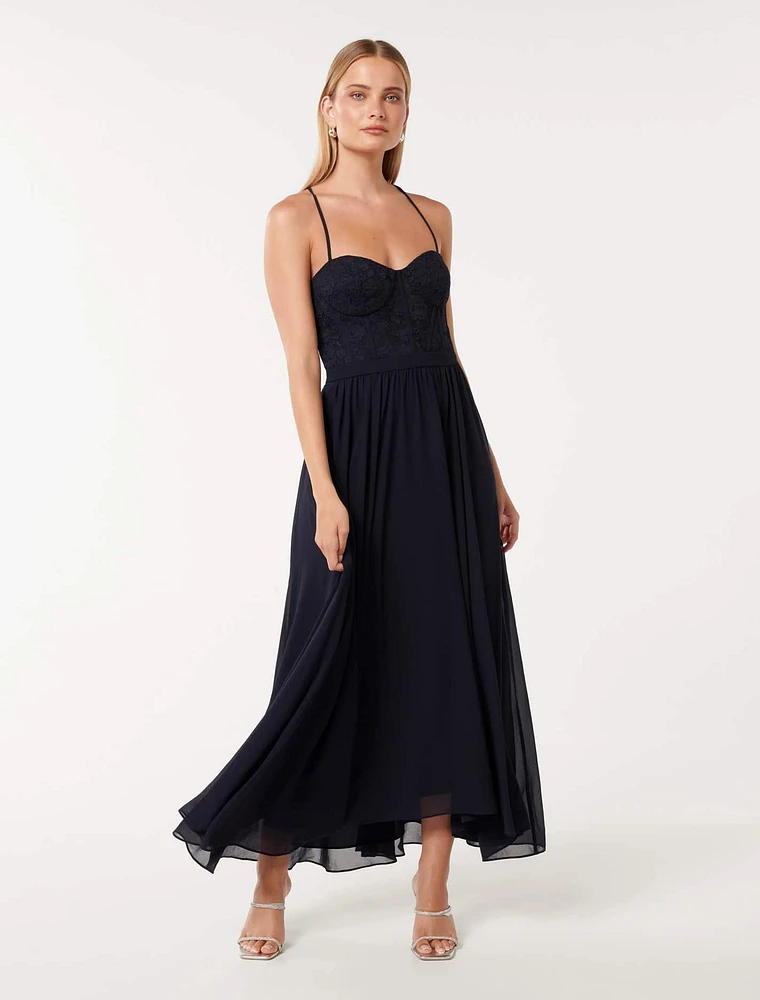 Robin Lace Corset Prom Dress