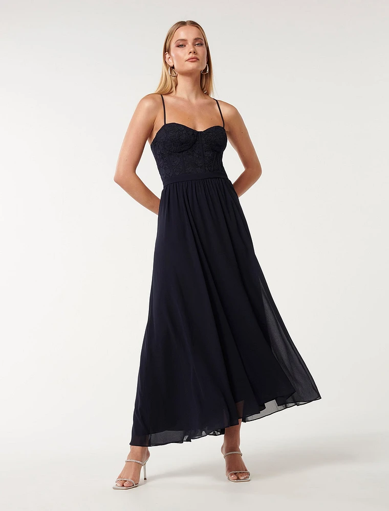 Robin Lace Corset Prom Dress