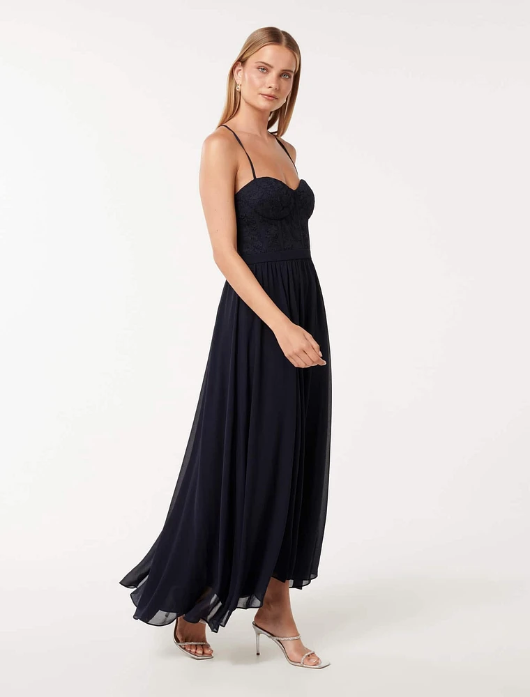 Robin Lace Corset Prom Dress