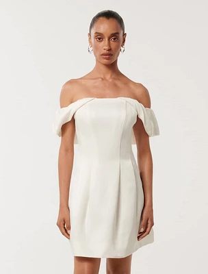 Jacquie Petite Off Shoulder Dress