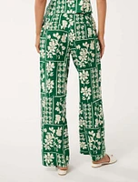 Marley Linen Wide-Leg Pants