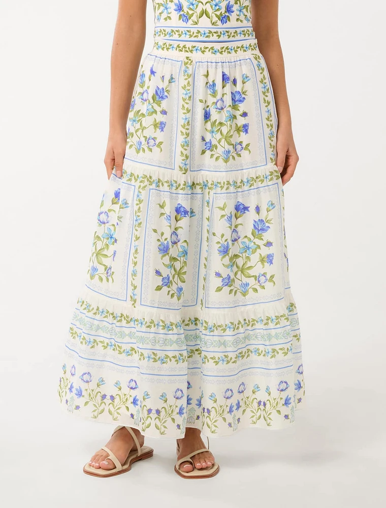 Francine Printed Maxi Skirt