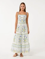 Francine Printed Maxi Skirt