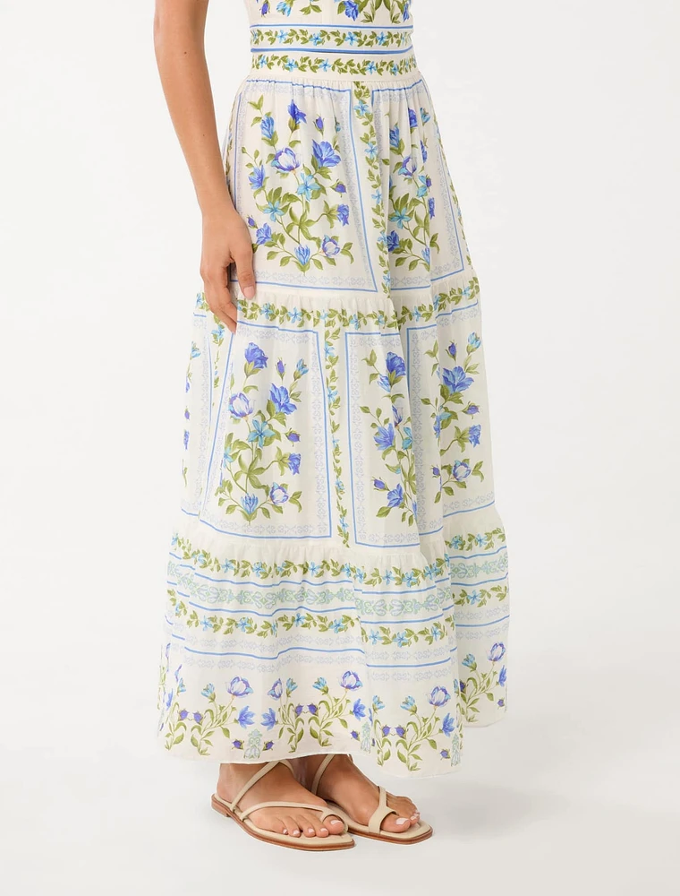 Francine Printed Maxi Skirt